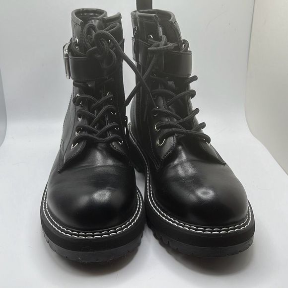 DUNES Women's lace up Boot 8.5 BLACK - Picture 2 of 7